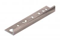 L-профиль 10 мм алюминиевый NEEXY PV02-43 SC муар бежевый 2.7 м