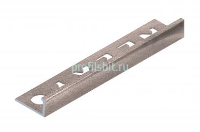 L-профиль 10 мм алюминиевый NEEXY PV02-43 SC муар бежевый 2.7 м