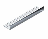 L-профиль гибкий 8 мм алюминиевый  NEEXY PV04-03 BS серебро блестящее 2.7 м