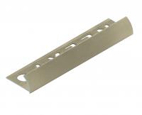 С-профиль для плитки 8 мм алюминиевый NEEXY PV16-16 MT титан матовый 2.7 м