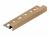 П-профиль закладной 10х10 мм алюминиевый NEEXY PV31-04 MG золото матовое 2.7 м