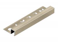 П-профиль закладной 10х10 мм алюминиевый NEEXY PV31-09 BCP шампань блестящая 2.7 м