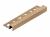 П-профиль закладной 10х12 мм алюминиевый NEEXY PV32-05 BG золото блестящее 2.7 м