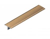 Т-профиль 15 мм алюминиевый NEEXY PV35-05 BG золото блестящее 2.7 м