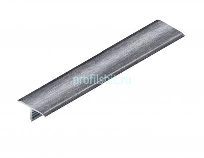 Т-профиль 15 мм алюминиевый NEEXY PV35-45 BBS-D серебро блестящее браш 2.7 м