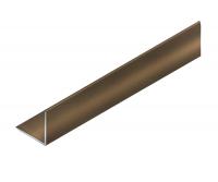 Уголок 15х15 мм алюминиевый NEEXY PV61-48 BBR-D темная бронза блестящая 2.7 м