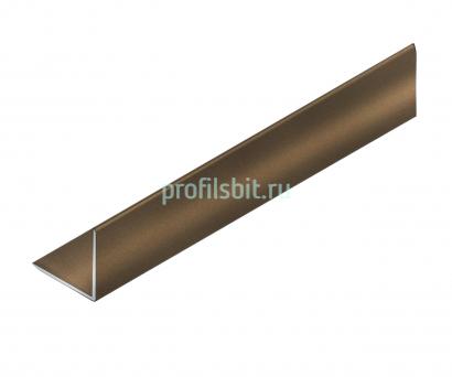 Уголок 15х15 мм алюминиевый NEEXY PV61-48 BBR-D темная бронза блестящая 2.7 м