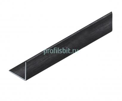 Уголок 20х20 мм алюминиевый NEEXY PV63-46 BBL-D черный блестящий браш 2.7 м