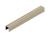 П-профиль 10х10 мм алюминиевый NEEXY PV83-09 BCP шампань блестящая 2.7 м