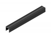 П-профиль 10х10 мм алюминиевый NEEXY PV83-19 BBL черный блестящий 2.7 м