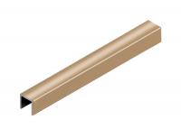 П-профиль 15х10 мм алюминиевый NEEXY PV84-05 BG золото блестящее 2.7 м