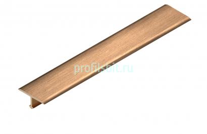 Т-профиль из латуни плоский 13 мм NEEXY PVL34-03 BAO брашированный 2.7м