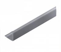 Стальной уголок равнополочный 20х20 мм NEEXY PVS100-21 BL-D антрацит зеркальный 2.7м