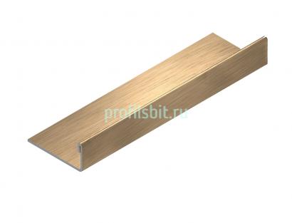 Стальной L-образный профиль 8 мм NEEXY PVS92-04 BG золото браш 2.7м