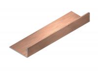 Стальной L-образный профиль 8 мм NEEXY PVS92-14 BRG розовый браш 2.7м