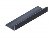 Стальной L-образный профиль 8 мм NEEXY PVS92-19 BL черный зеркальный 2.7м