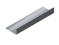Стальной L-образный профиль 8 мм NEEXY PVS92-21 BL-D антрацит зеркальный 2.7м