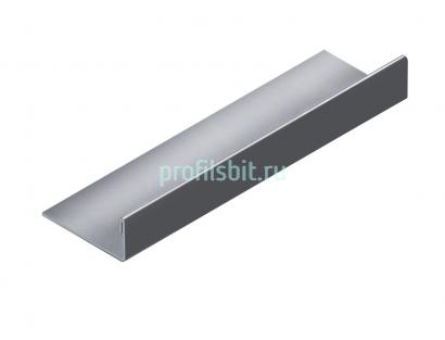 Стальной L-образный профиль 8 мм NEEXY PVS92-21 BL-D антрацит зеркальный 2.7м
