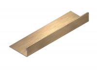 Стальной L-образный профиль 10 мм NEEXY PVS93-04 BG золото браш 2.7м