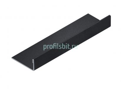 Стальной L-образный профиль 10 мм NEEXY PVS93-17 SMBL песок черный 2.7м