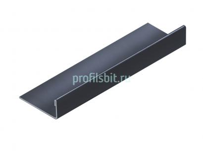 Стальной L-образный профиль 10 мм NEEXY PVS93-19 BL черный зеркальный 2.7м