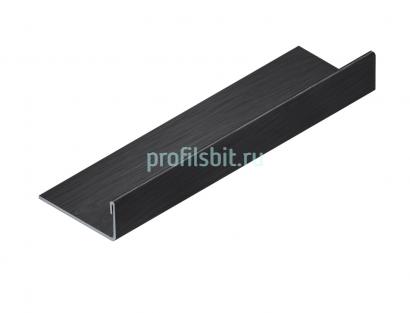 Стальной L-образный профиль 10 мм NEEXY PVS93-22 BBL-L антрацит браш 2.7м