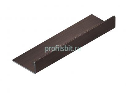 Стальной L-образный профиль 12.5 мм NEEXY PVS94-07 ANTB-D антик браш темный 2.7м