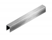 Стальной П-образный профиль 10х8х10 мм NEEXY PVS96-01 BR браш 2.7м