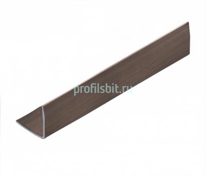 Стальной уголок равнополочный 15х15 мм NEEXY PVS99-06 ANTB-L антик браш 2.7м