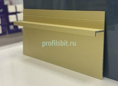 Теневой плинтус Евротрим 5957.00 золото алюминиевый 2 м