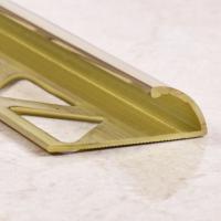 С-образный латунный профиль 10 мм ЛПО-9-пл латунный полированный 2.7 м