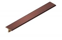 Т-образный профиль латунный 18 мм ЛПТ-18-ам античная медь 2.7 м