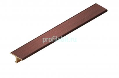 Т-образный профиль латунный 18 мм ЛПТ-18-ам античная медь 2.7 м