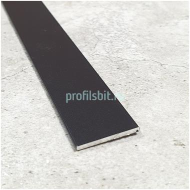 Полоса из алюминия 10х1.5 мм ПА-10-28 черный матовый 2.7 м