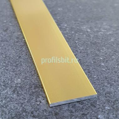 Полоса из алюминия 30х1.5 мм ПА-30-03 золото глянец 2.7 м