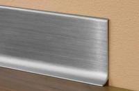 Плинтус для пола из алюминия 120х10 мм ПЛ-120-00 Алюминий 3 м