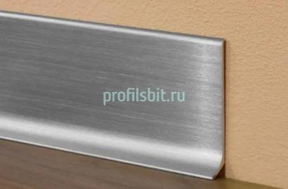 Плинтус для пола из алюминия 40х10 мм ПЛ-40-00 Алюминий 3 м