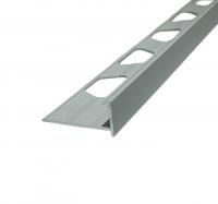 L-образный профиль алюминиевый 10 мм ПО-201-02 серебро матовое 2.7 м