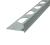 L-образный профиль алюминиевый 10 мм ПО-201-35 белый муар 2.7 м