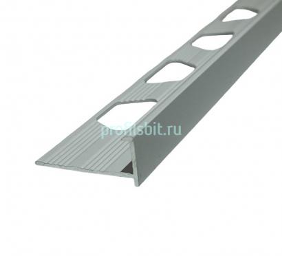 L-образный профиль алюминиевый 8 мм ПО-202-35 белый муар 2.7 м