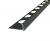L-образный профиль алюминиевый 12 мм ПО-203-28 черный матовый 2.7 м