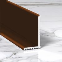 Разносторонний алюминиевый уголок для внутренних углов 15х8 мм ПВ-205-05 бронза глянец 2.7 м