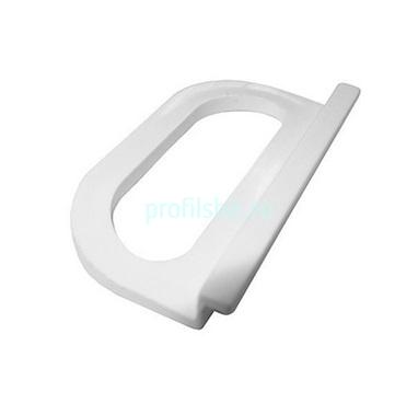 Ручка большая для москитной сетки под закатку белая (100 шт. упаковка)