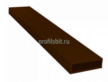 Профиль импоста для москитной сетки 21х5 мм 8017 (корич) 3 м