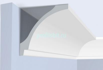 Потолочный плинтус 92х87 мм Hiwood A126 белый 2 м