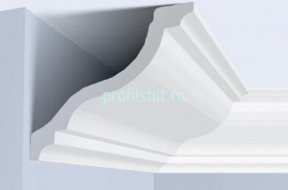 Потолочный плинтус 105х110 мм Hiwood A150V1 белый 2 м