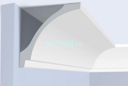 Потолочный плинтус 110х104 мм Hiwood A151 белый 2 м