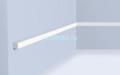 Молдинг 10х10 мм Hiwood D10V1 белый 2 м