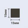 Молдинг 15х15 мм Hiwood D15V1 белый 2 м