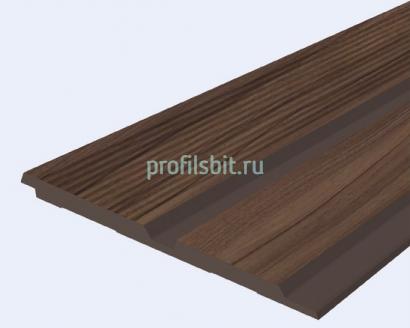 Декоративная панель 120х12 мм Hiwood LV123 BR395 под дерево 2,7 м